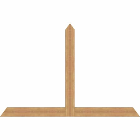 Ekena Millwork Portland Timber Gable Bracket, Western Red Cedar, 84"W x 56"H x 1 1/2"D x 5 1/2"F, 16/12 Pitch GBW084X56X0206POR00SWR